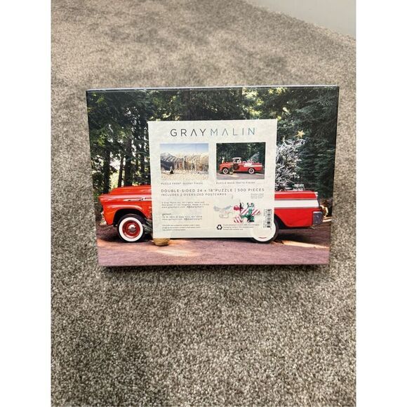 Gray Malin The Winter 500 Piece Double-Sided Puzzle - Picture 6 of 8